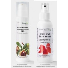 Bein- u. Venenspray + Buchweizen Rosskastanien Gel im Set